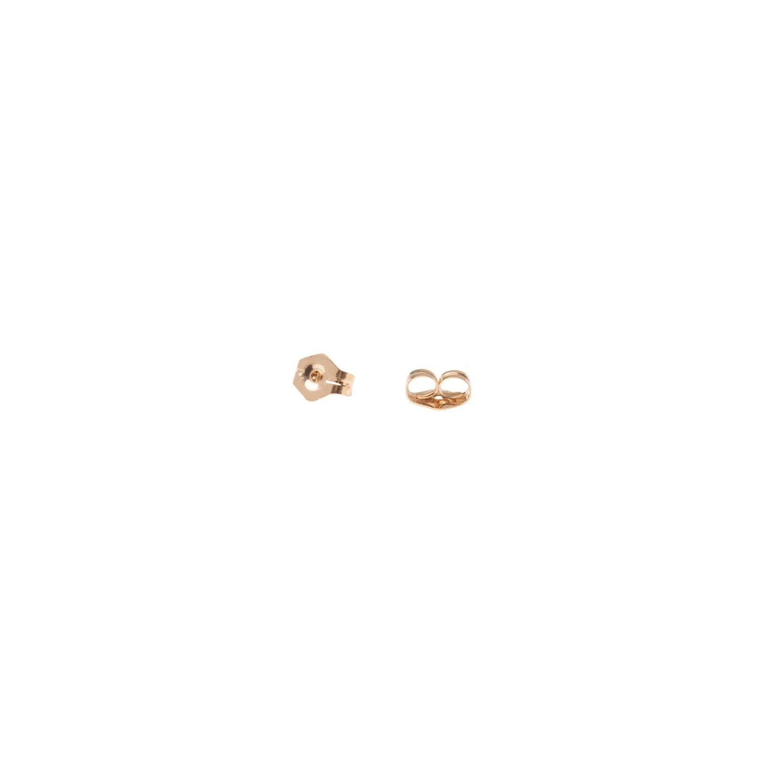 14k Gold  Small Cube Studs