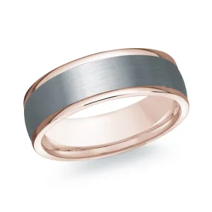 14K Rose Gold Ring from the Tantalum Collection by Malo - MRDTN-056-7P