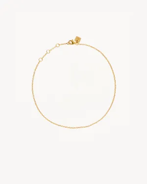 18k Gold Vermeil Infinity Anklet