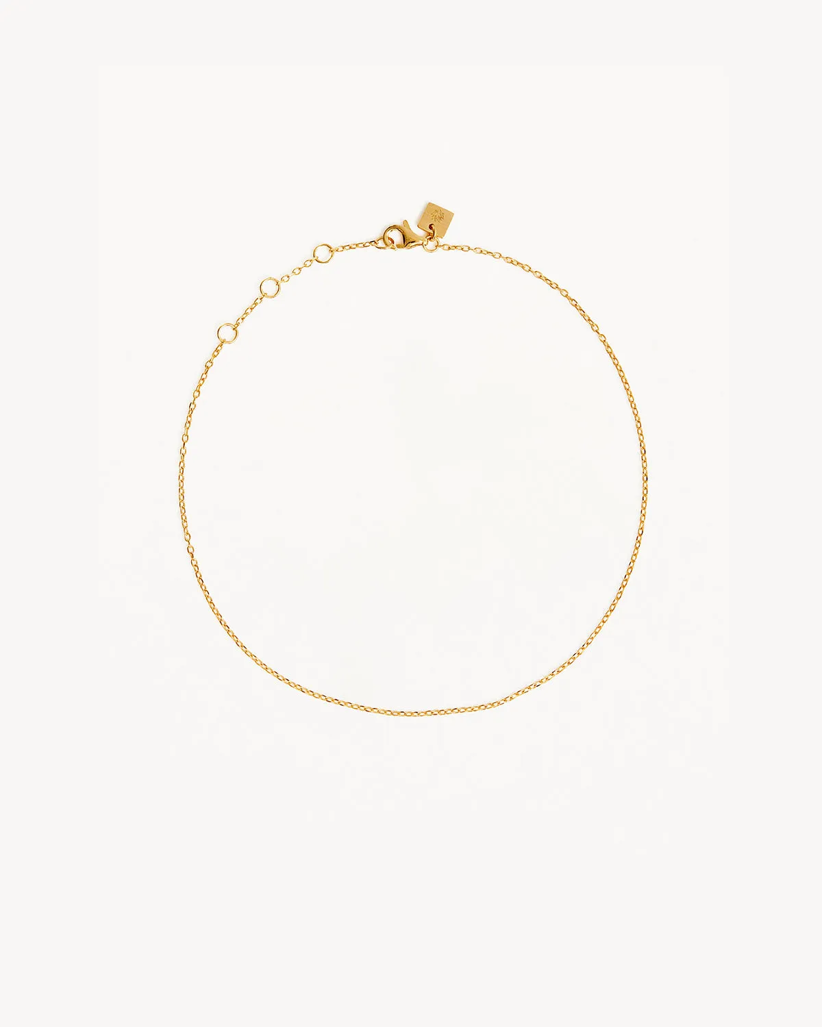 18k Gold Vermeil Infinity Anklet