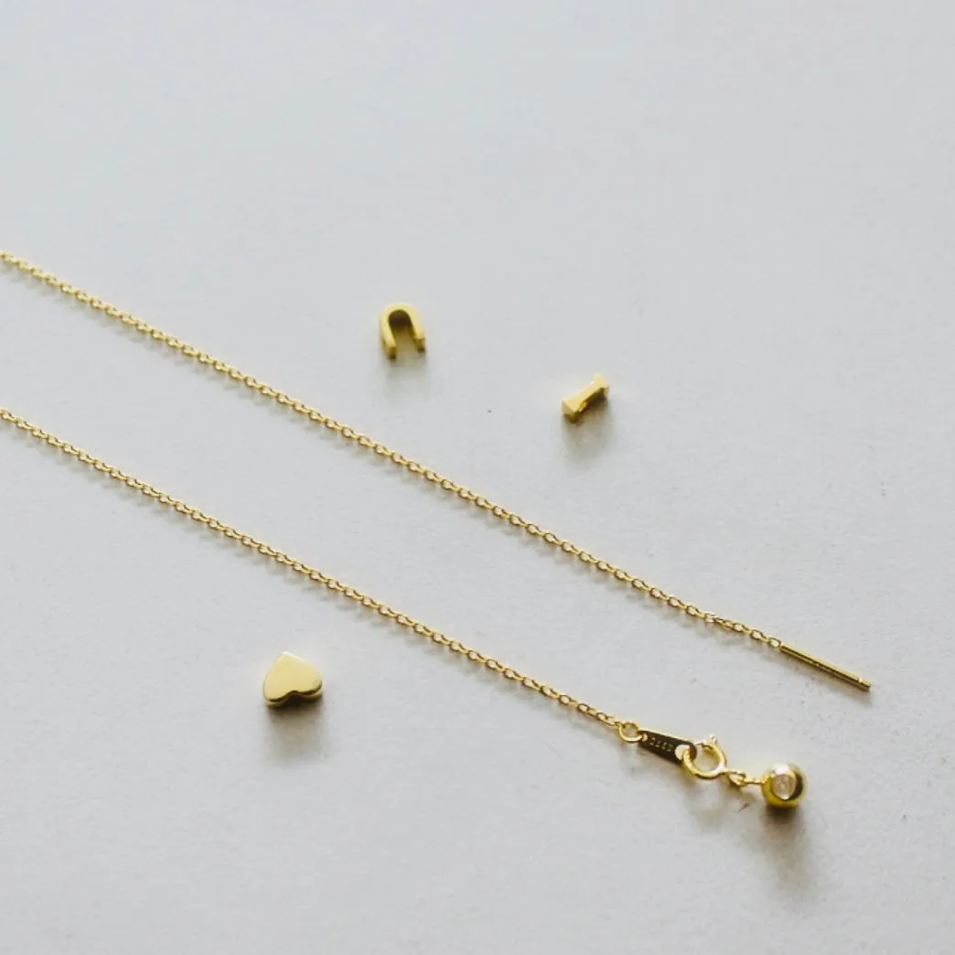 1mm Width Dainty Adjustable Cable Chain Necklace