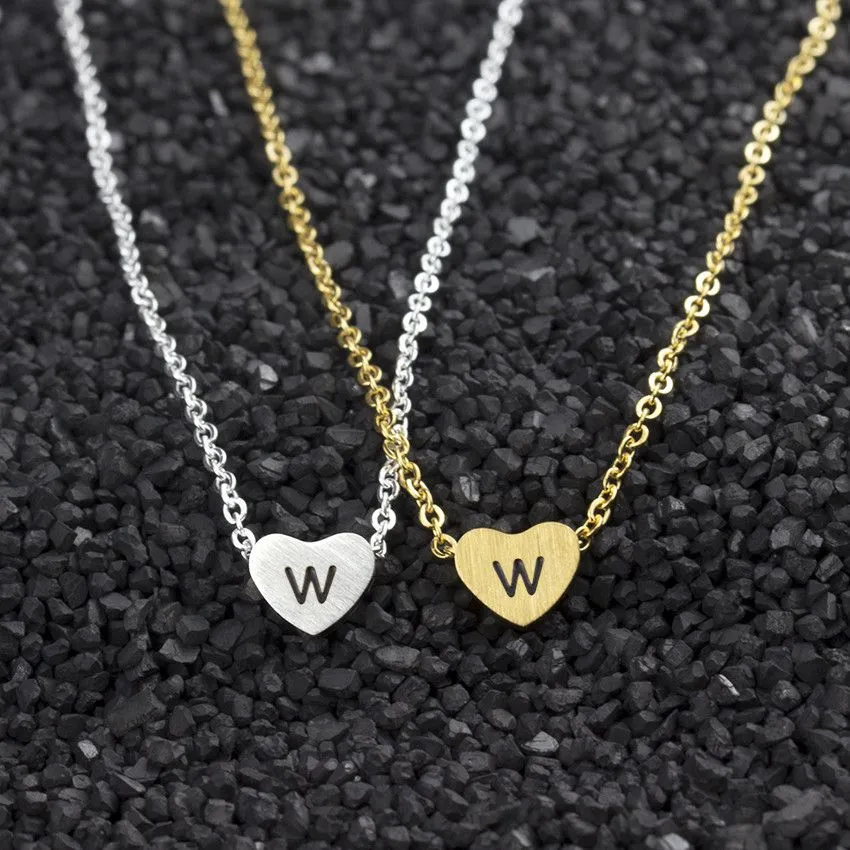 1PCS Initial Letter K Z Chokers Necklaces