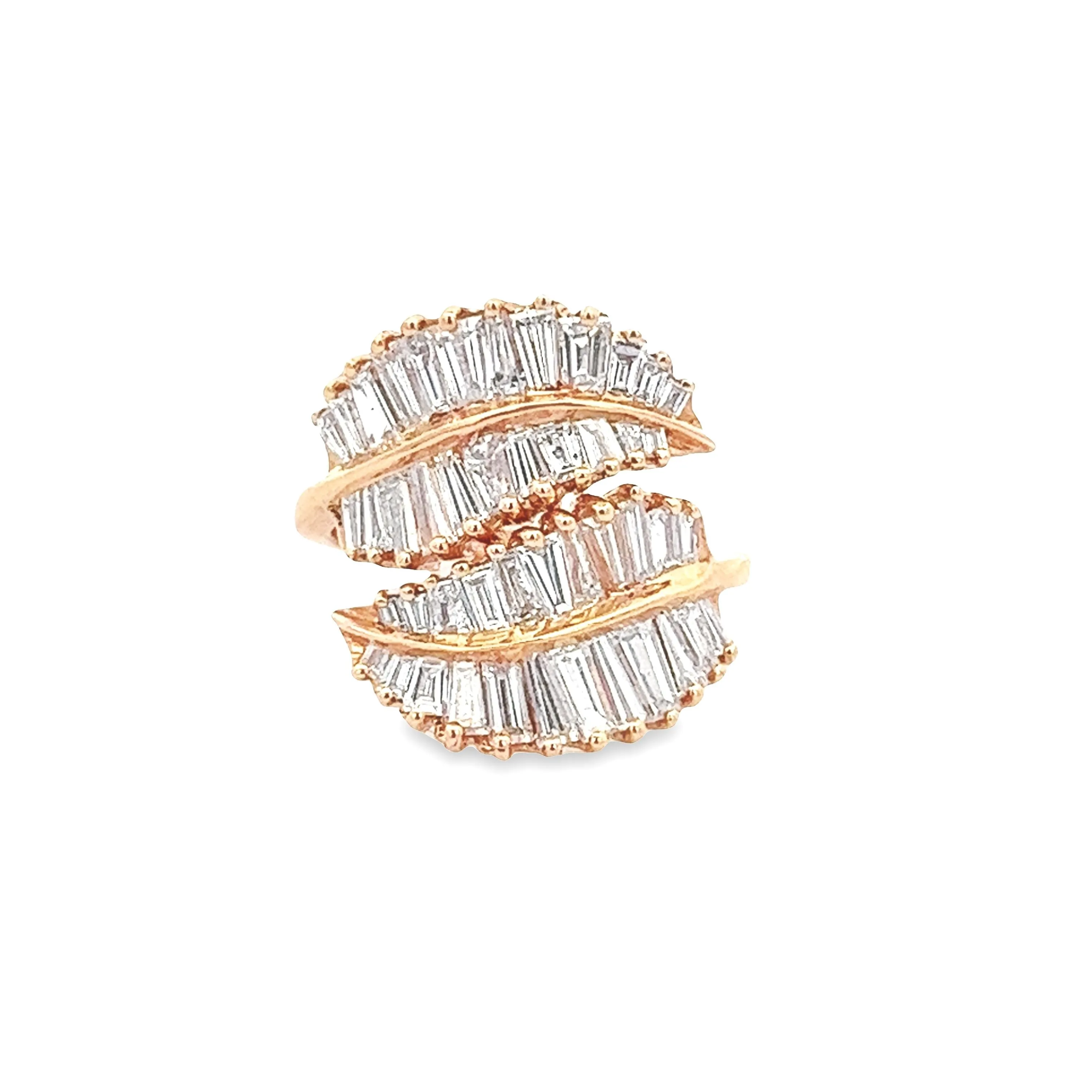 2.64ct 18k Rose Gold Diamond Ring