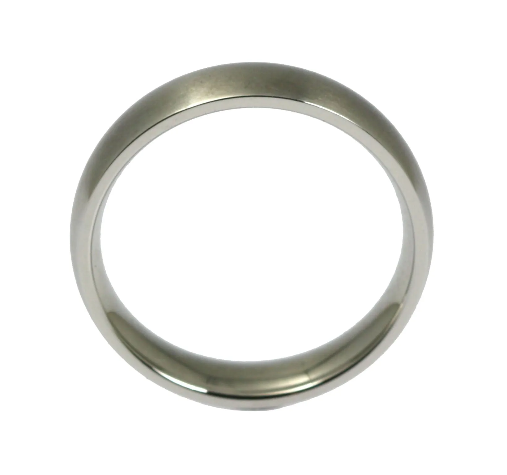 5mm Brushed Comfort Fit Stainless Steel Men's Ring