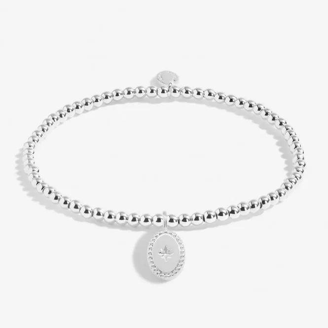 A Little Forever Remembered Silver Plated 17.5cm Stretch Bracelet 6841