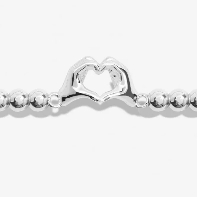 A Little Friendship Laughter Happiness Silver Plated 17.5cm Bracelet 7019