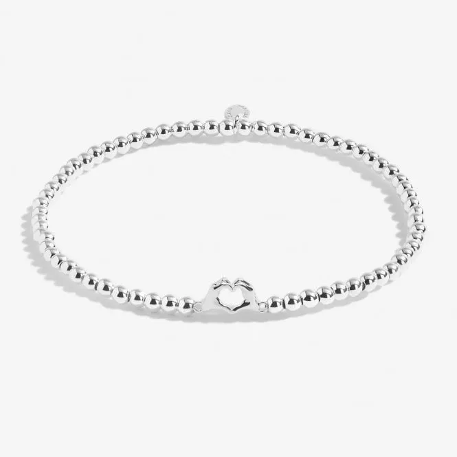 A Little Friendship Laughter Happiness Silver Plated 17.5cm Bracelet 7019