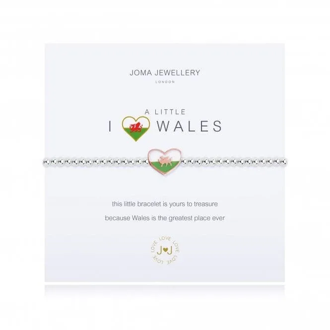 A Little I Love Wales Bracelet 2879