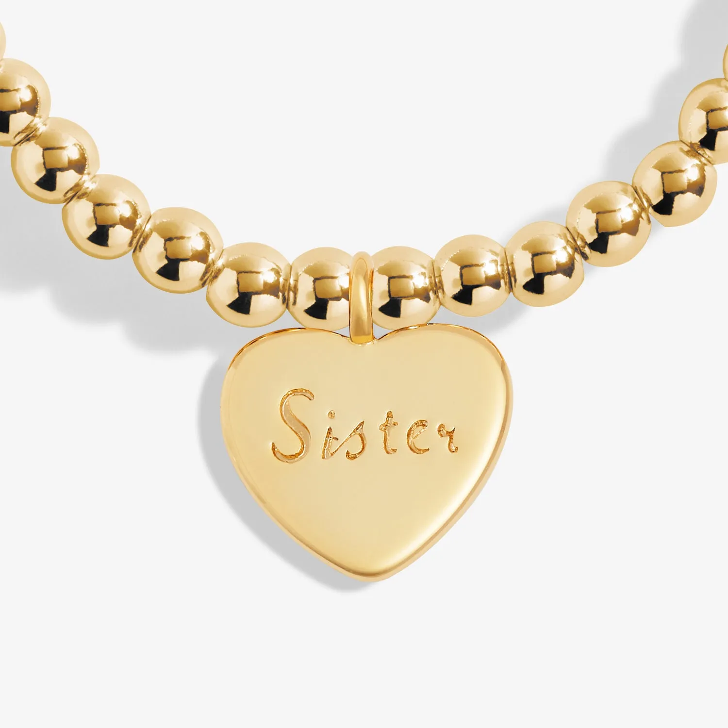 A Little Super Sister Gold Plated Bracelet 7587