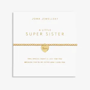 A Little Super Sister Gold Plated Bracelet 7587