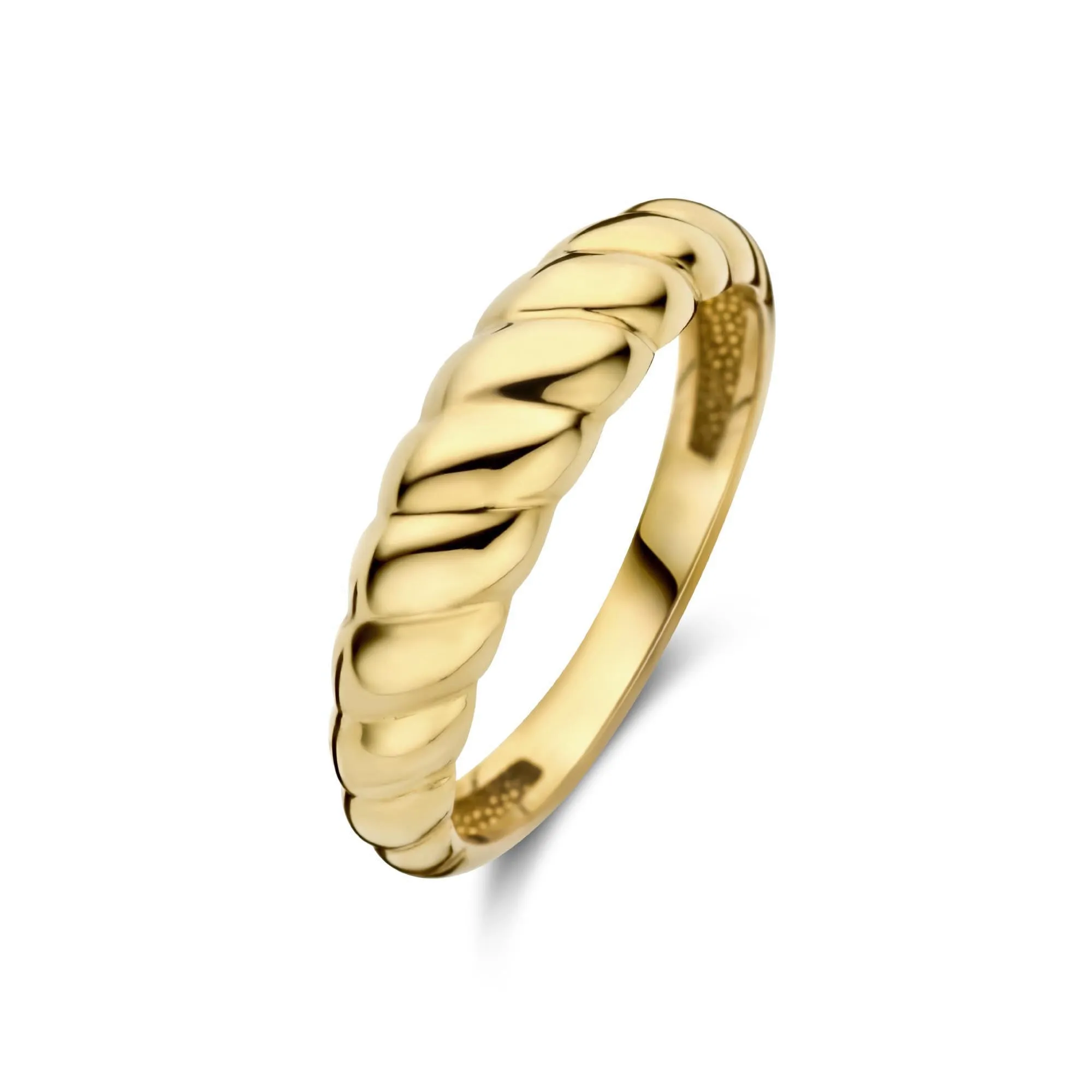 Aidee Elodie 14 karat gold ring with twist