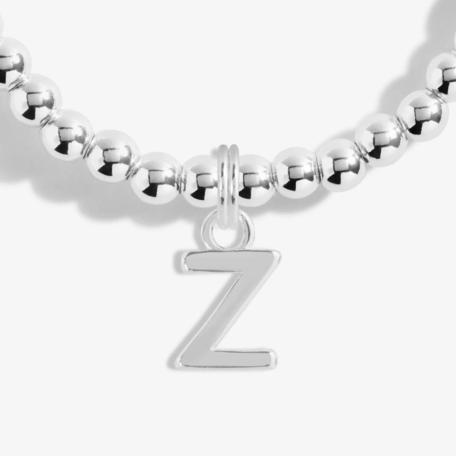 Alphabet A Little Z Silver Plated Bracelet 7767