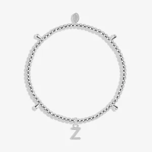 Alphabet A Little Z Silver Plated Bracelet 7767