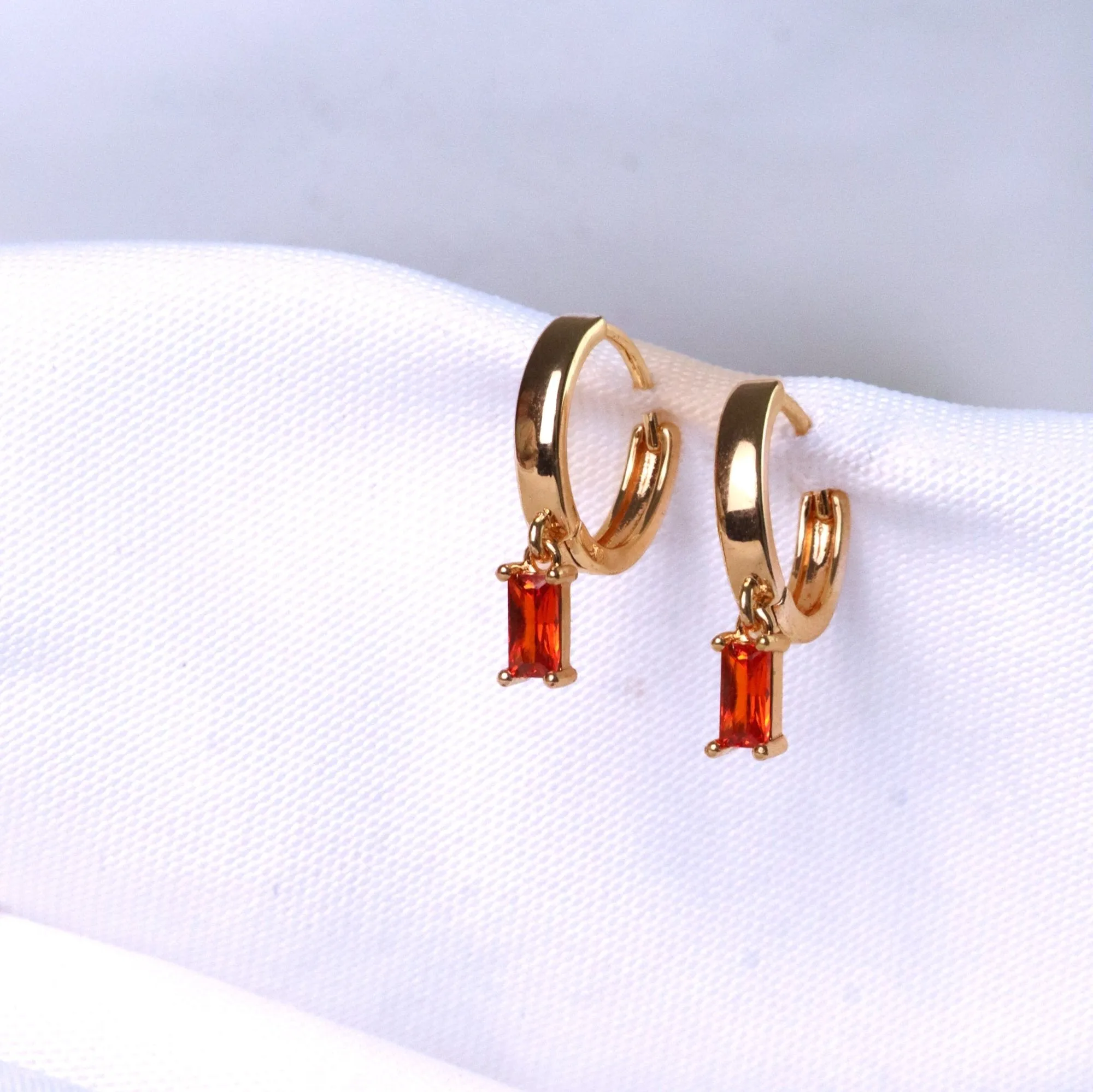 Anthea | 24k Gold Plated Hoops