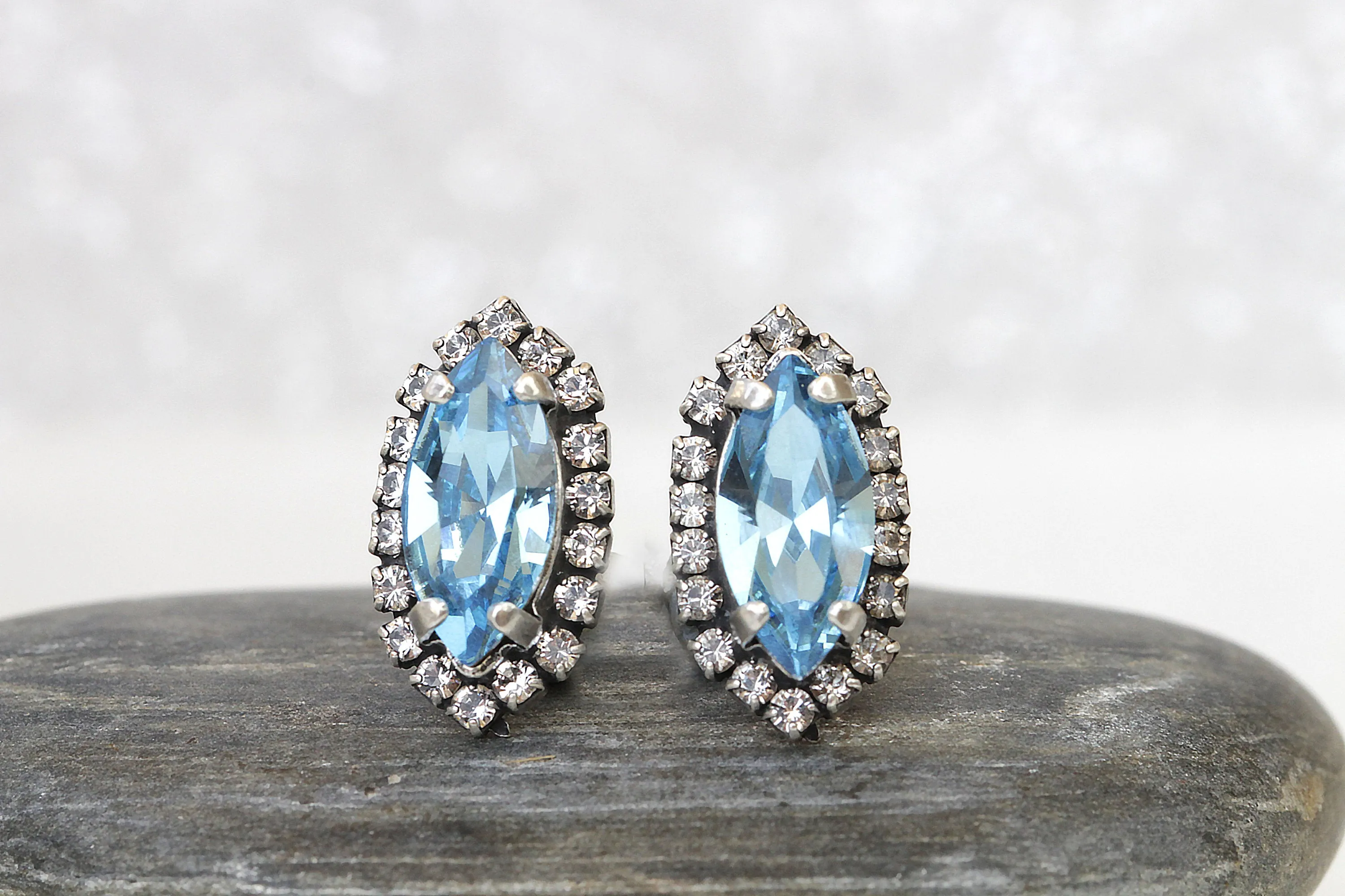 AQUAMARINE BRIDAL Earrings,