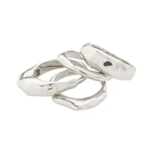 Asher Rings 4 in 1 Set I Silver Plated