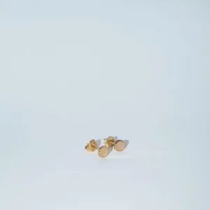 Baby Studs Earrings, 14k Gold Vermeil