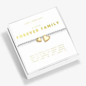 Boxed A Little Forever Family Silver Gold Plated Bracelet 7617