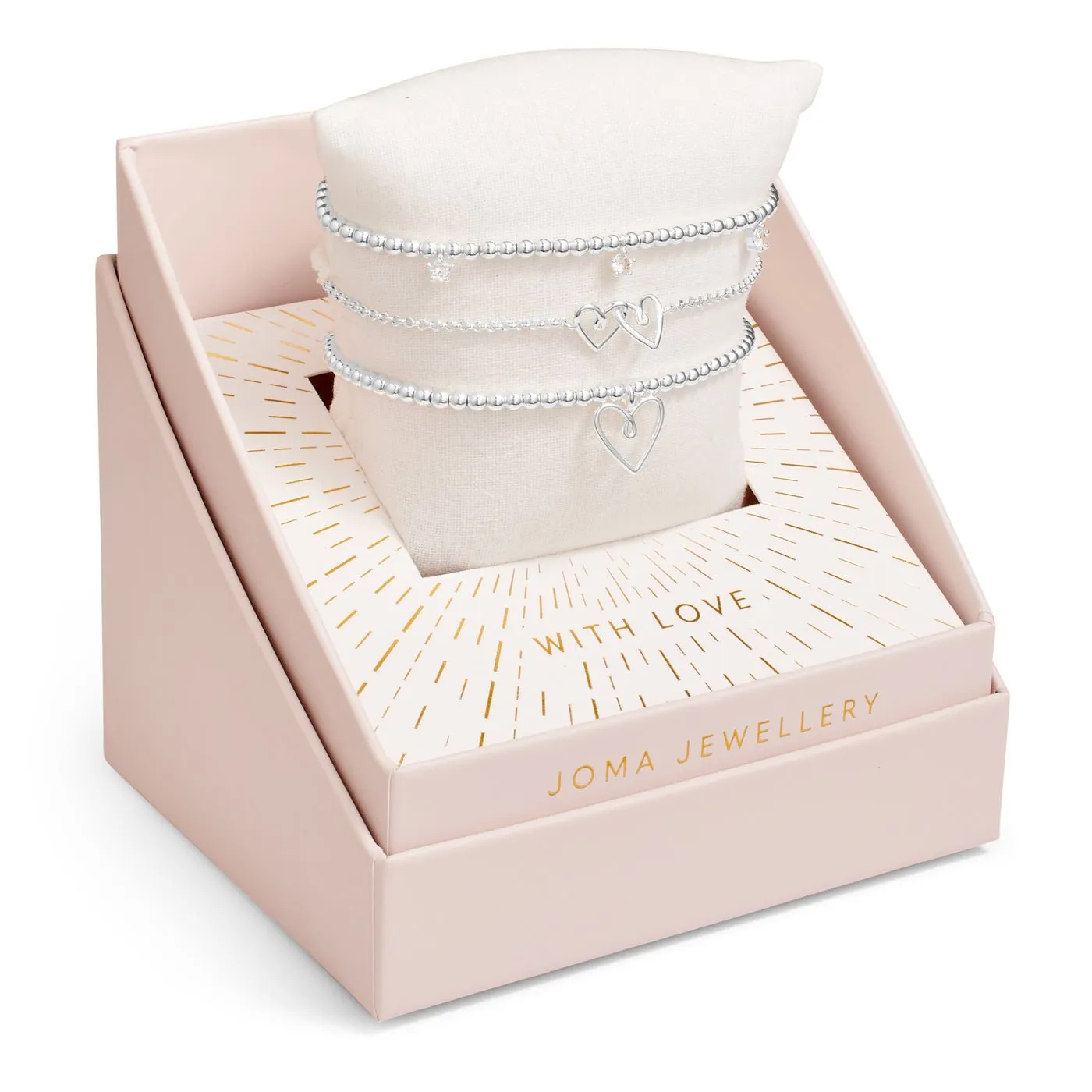 Celebrate You Gift Box With Love Silver Plated 7667