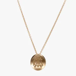 CMA Monogram Organic Petite Necklace - 14K Gold