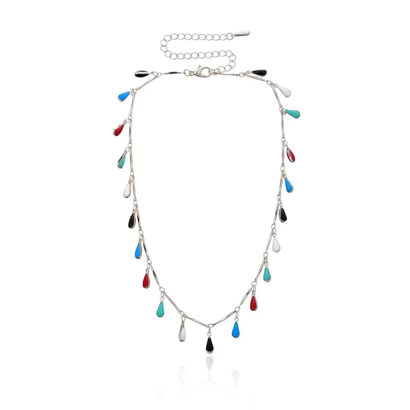 Colorful Beaded Necklaces Women | Bohemian Beaded Necklace Women -