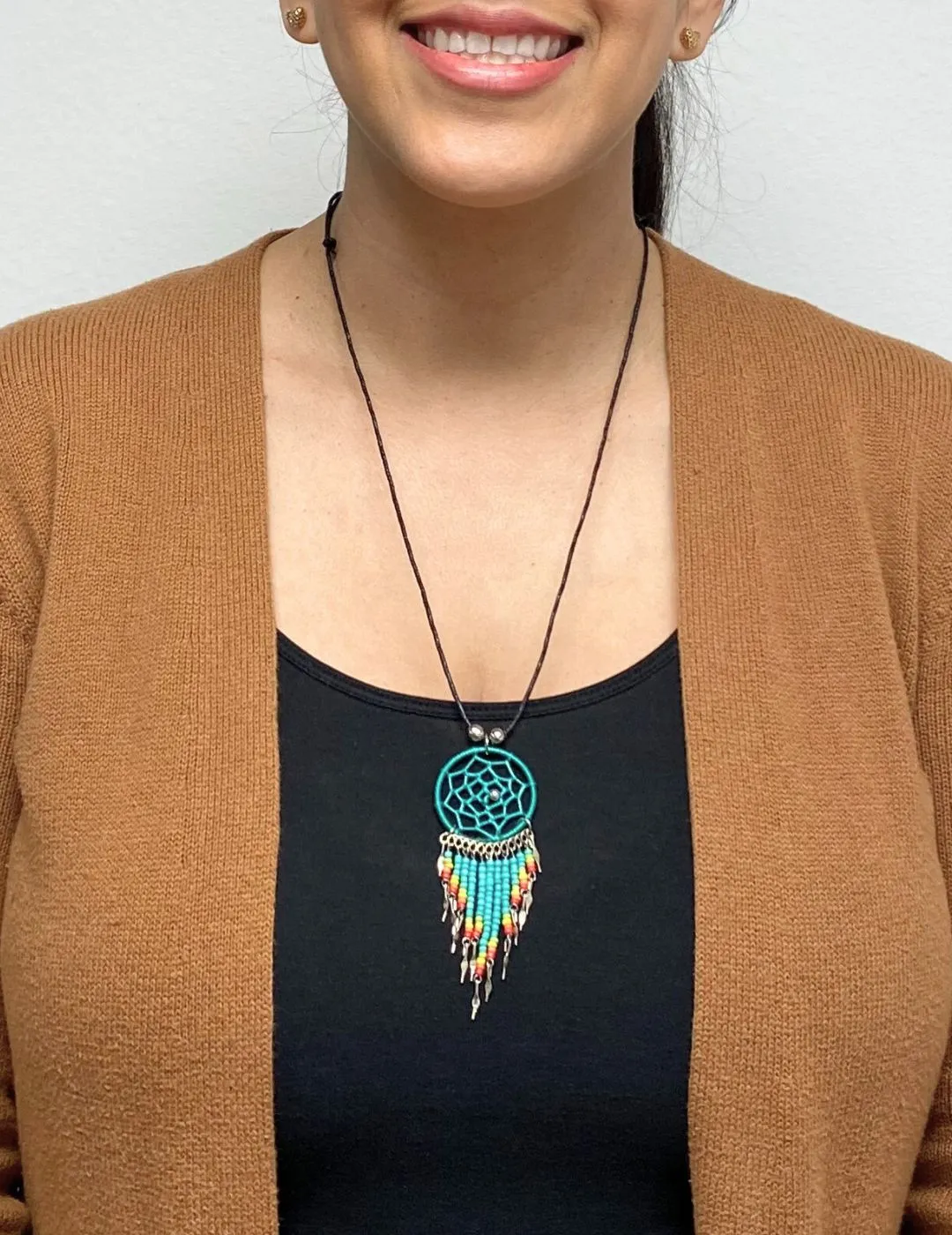 Colorful  Dream Catcher Necklace