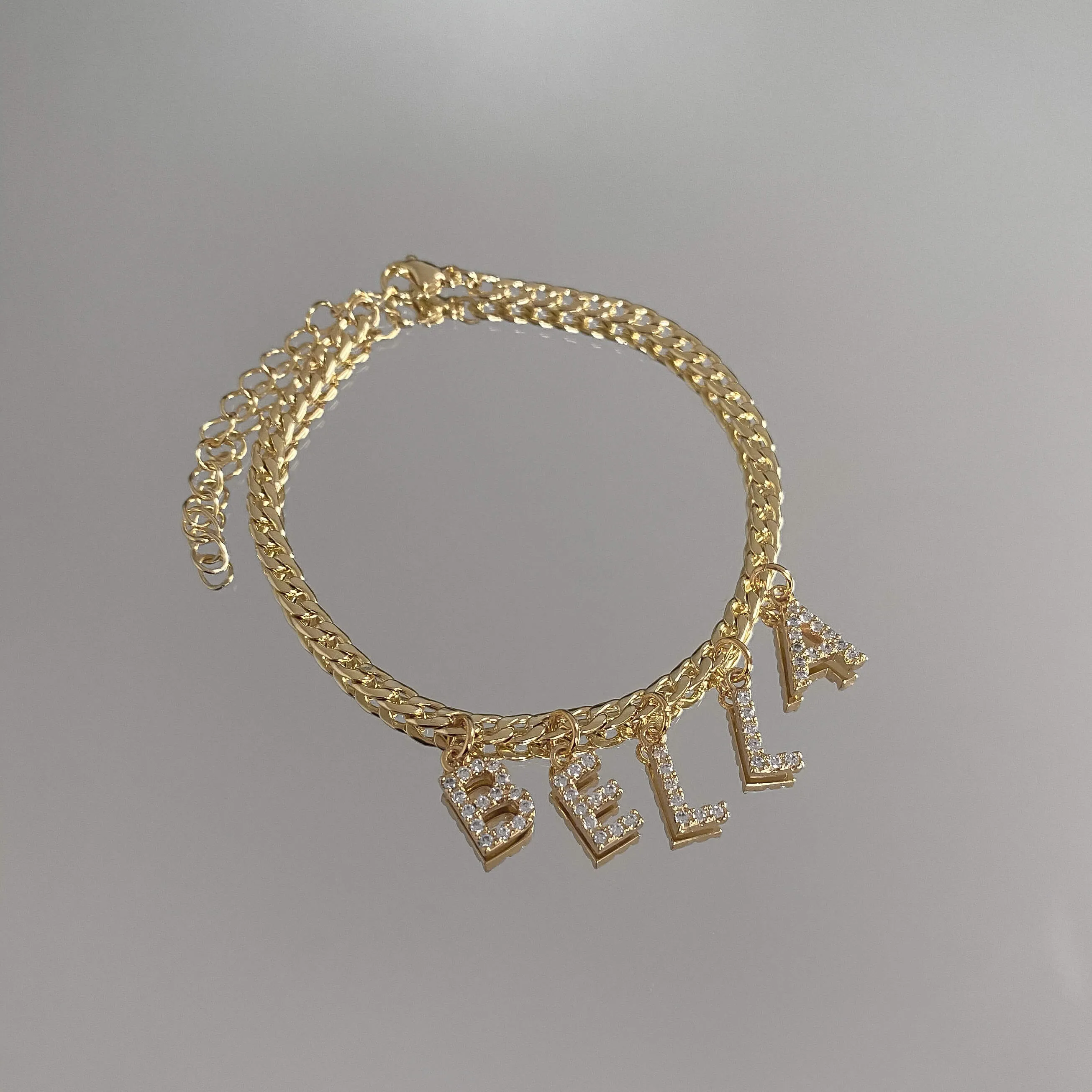 Custom ICY Letter Anklet | 1-7 Letters