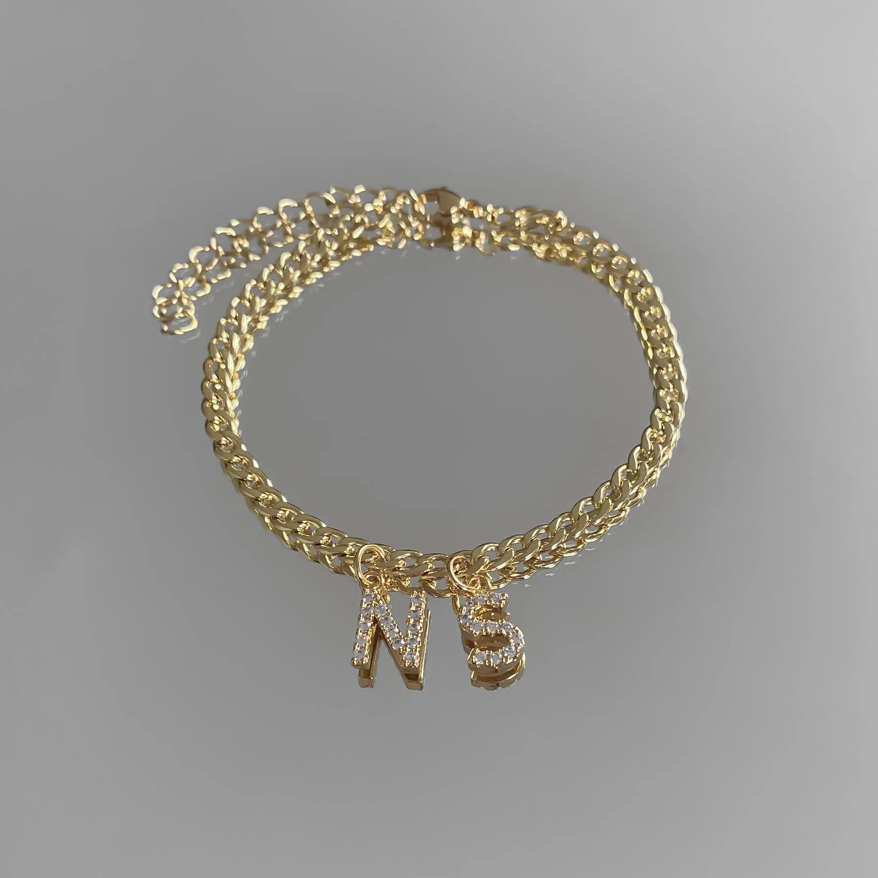 Custom ICY Letter Anklet | 1-7 Letters