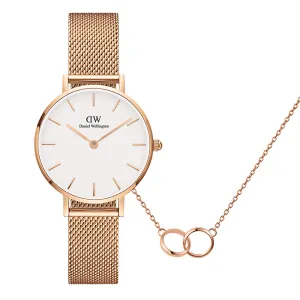 Daniel Wellington DW00100219/DW00400166 Petite Melrose Gift Set