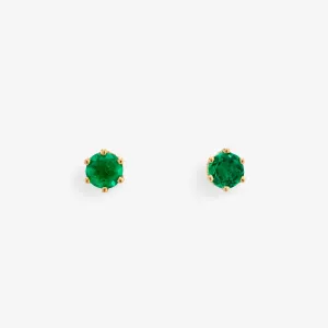 E1902E | 3mm Emerald Studs