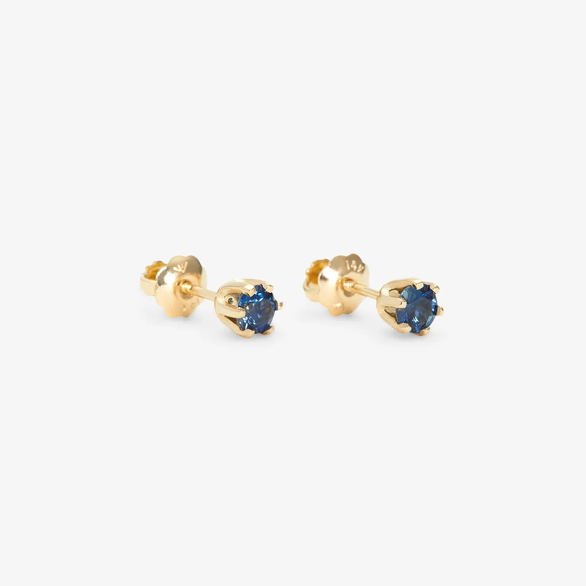 E1903S | 3.5mm  Sapphire Studs