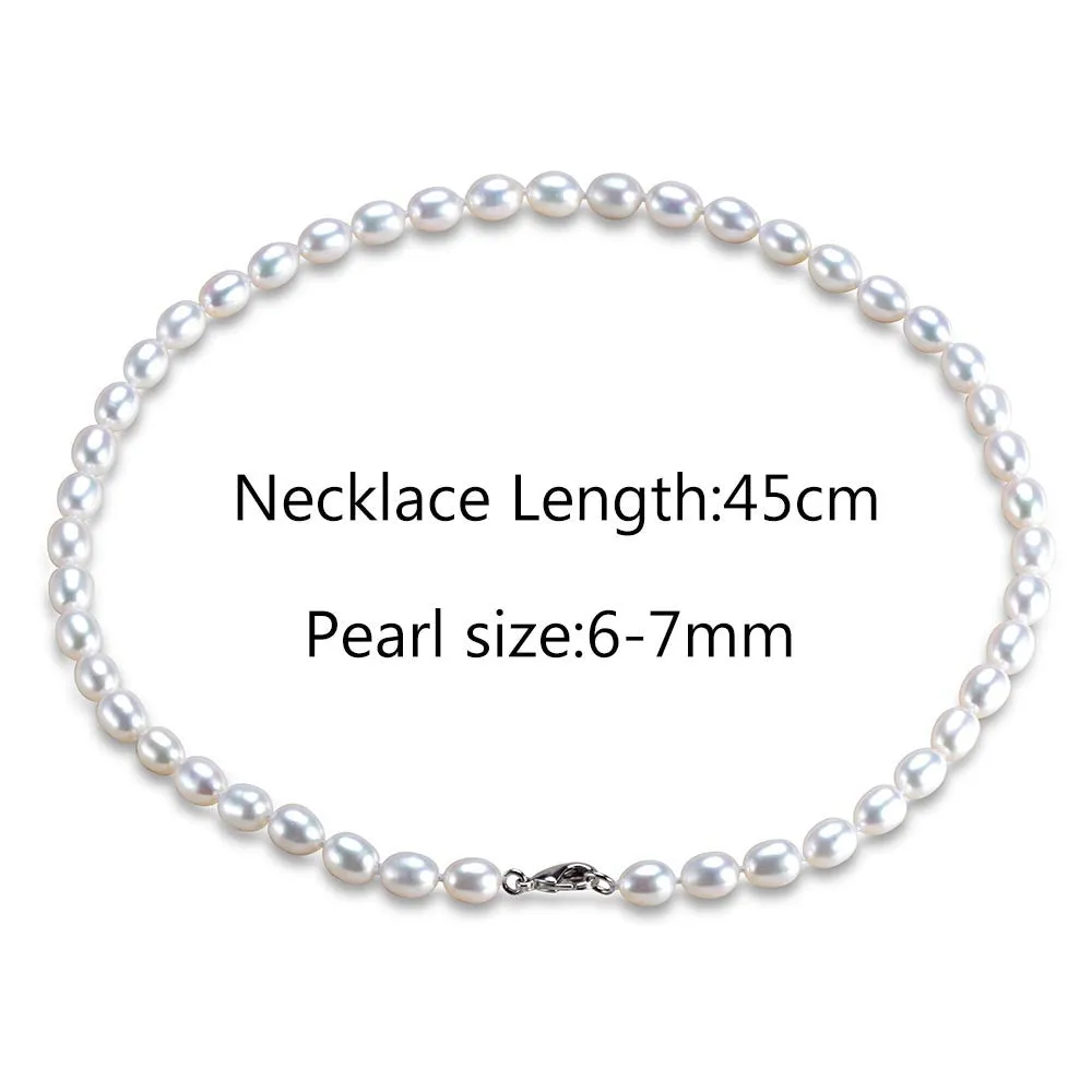 Fashion Jewelry sets AAAA High quality Genuine Freshwater pearl jewelry 4pcs 925 sterling silver jewelry