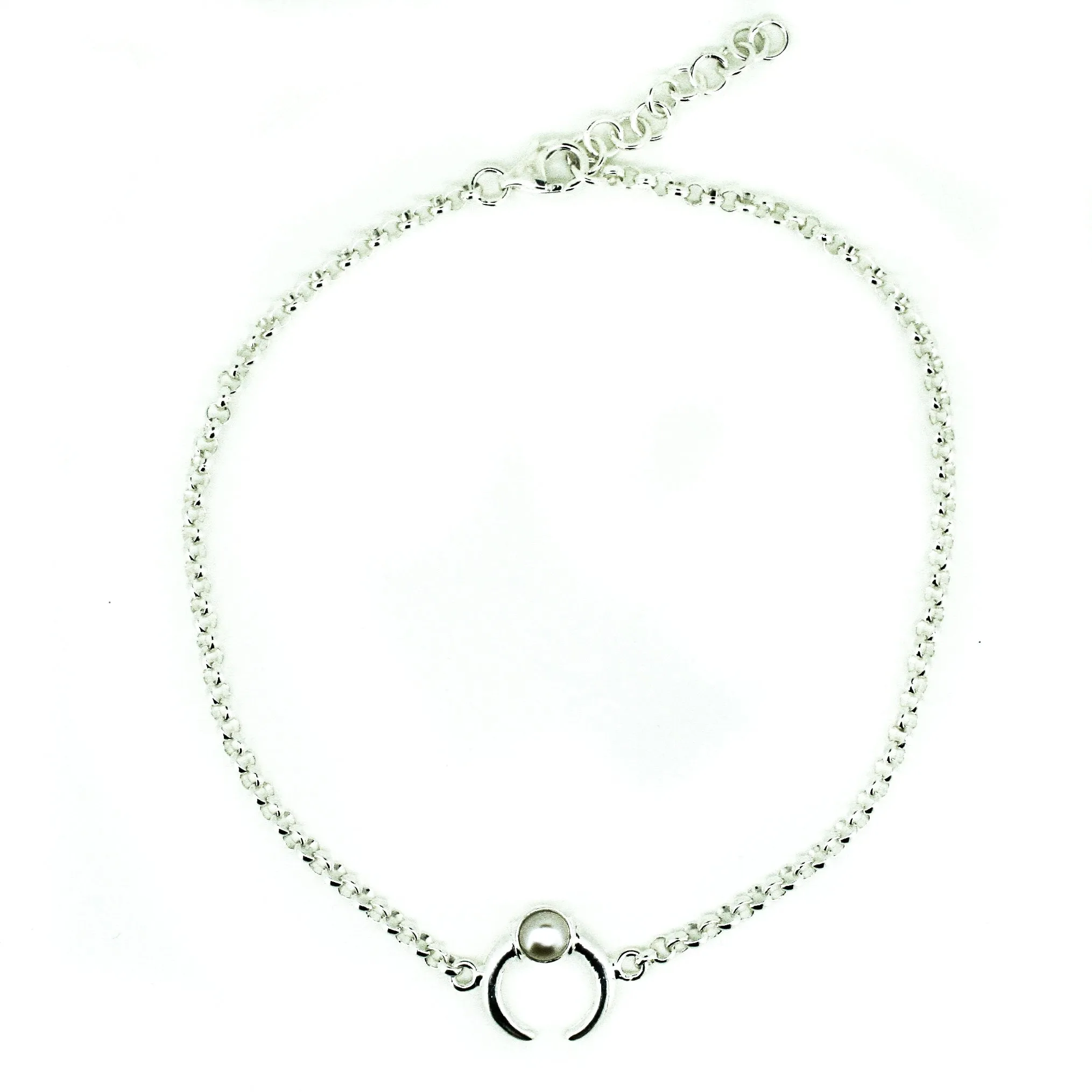 Full Moon Pearl Anklet