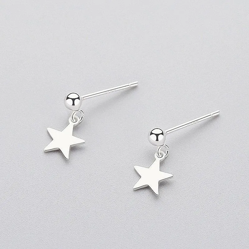 Gleaming Stars Minimal Drop Studs