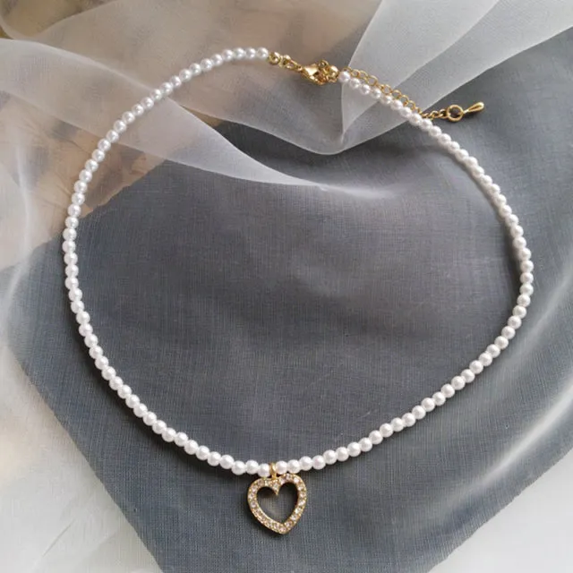 Gold Color Double Layer Heart Necklace Shining Bling AAA Zircon Women Clavicle Chain Elegant Charm Wedding Pendant Jewelry Gift