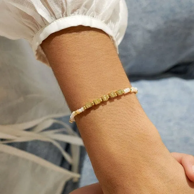 Happy Little Moments Wifey Gold Plated 17.5cm Bracelet 7091