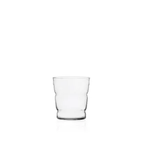 Ichendorf Bianca clear water glass by Alba Gallizia