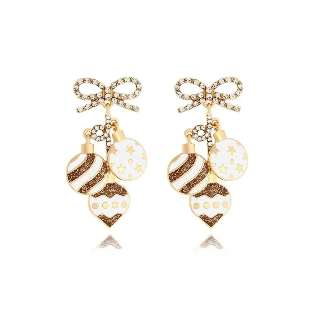 Luxurious Rhinestone Bow Earrings for Exclusive Jewelry Elegance