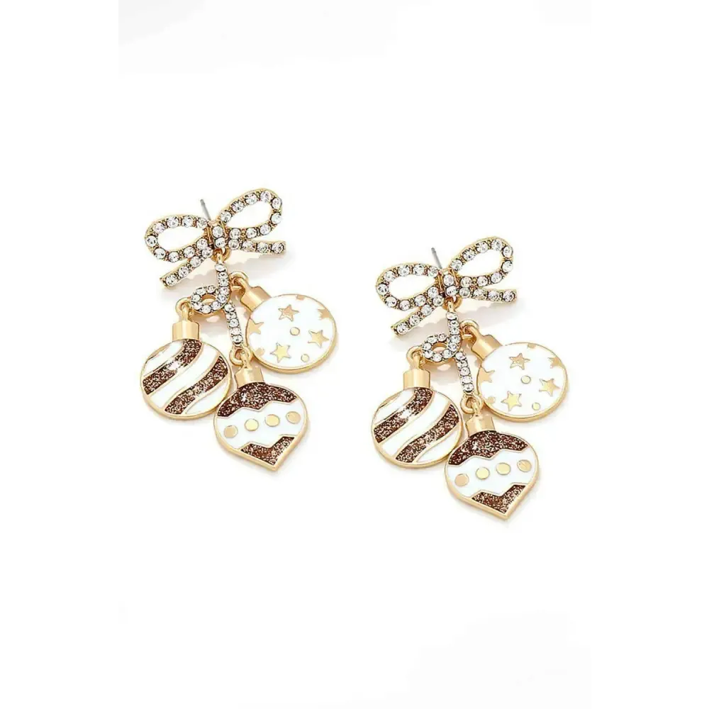 Luxurious Rhinestone Bow Earrings for Exclusive Jewelry Elegance