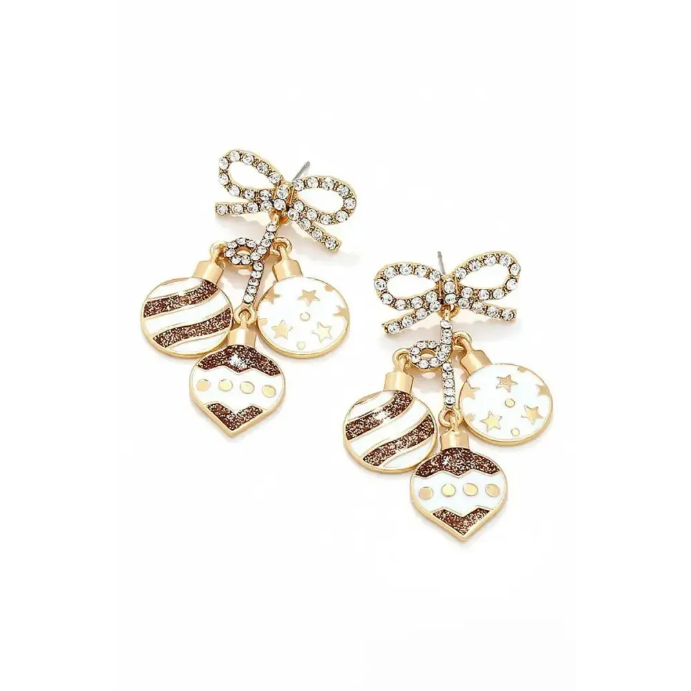 Luxurious Rhinestone Bow Earrings for Exclusive Jewelry Elegance