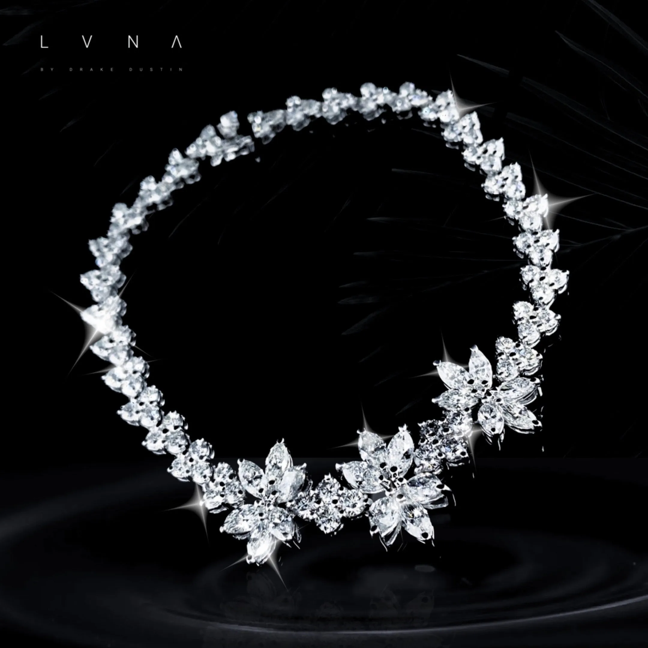 LVNA Signatures™️ Marquise Cluster Diamond Bracelet 18kt (Acquired)