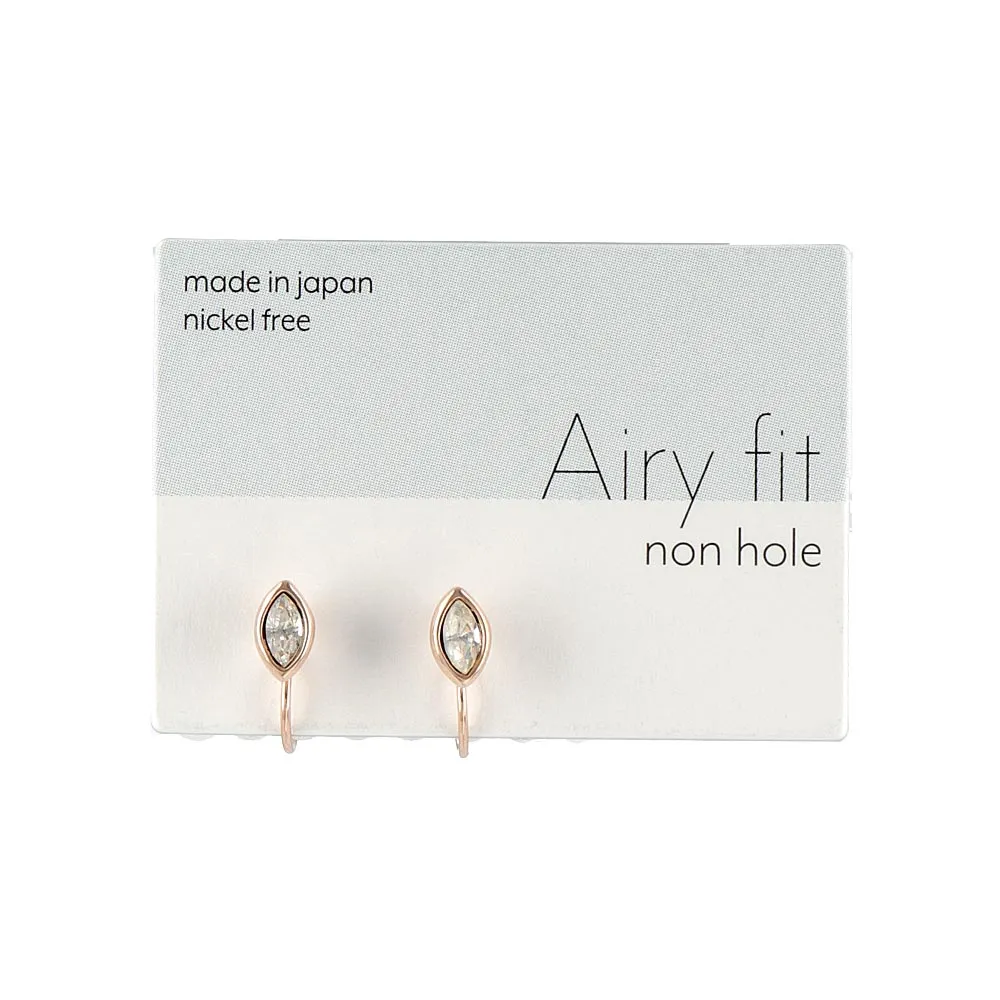 Marquise Airy Fit Clip On Earrings