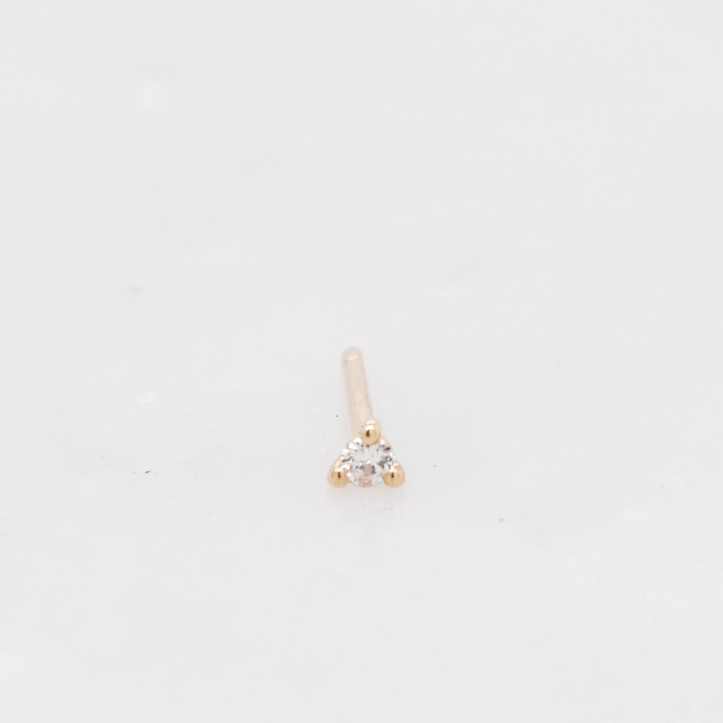 Mini Martini White Diamond Stud