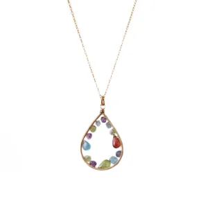 Multi Gemstone N513 Necklace