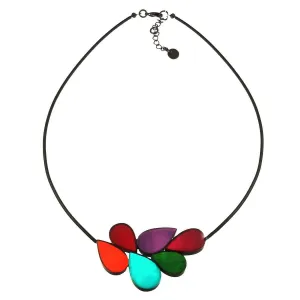 Multicolor Petal Necklace