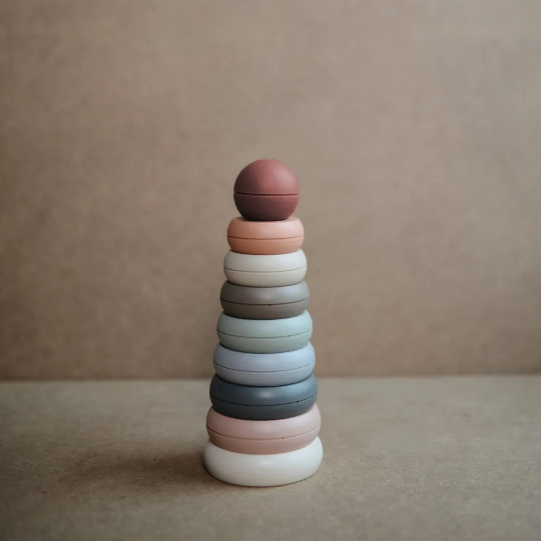 Mushie Stacking Rings Toy