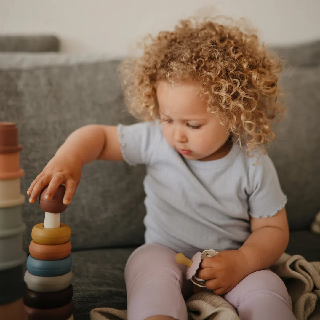 Mushie Stacking Rings Toy