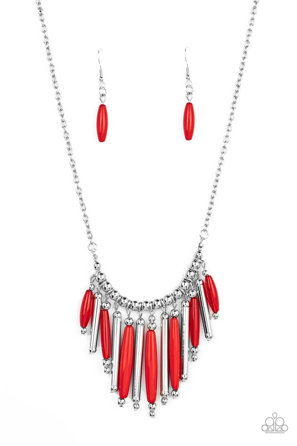 Necklaces Bohemian Breeze - Red N2354