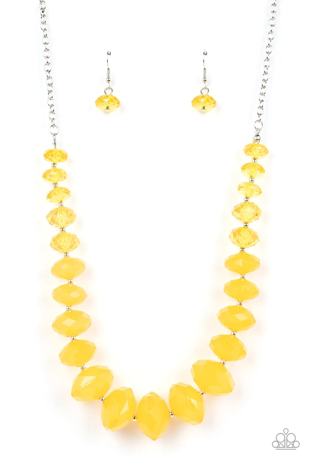 Necklaces Happy-GLOW-Lucky - Yellow SET W