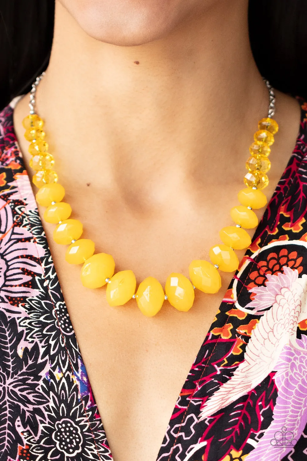 Necklaces Happy-GLOW-Lucky - Yellow SET W